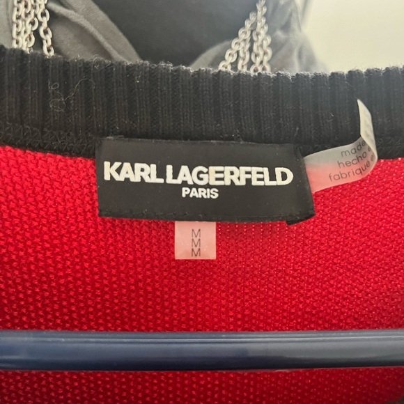 KARL LAGERFELD THERMAL KNIT SWEATER - Picture 4 of 5